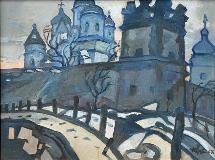 1993_Kiev Church_Oil_60cm x 47cm